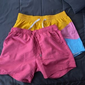 Large Fashion Nova swim trunks